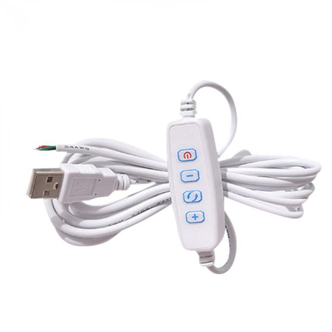 5V電源暗調スイッチ LED ストライプ用 USB 充電ケーブル 2