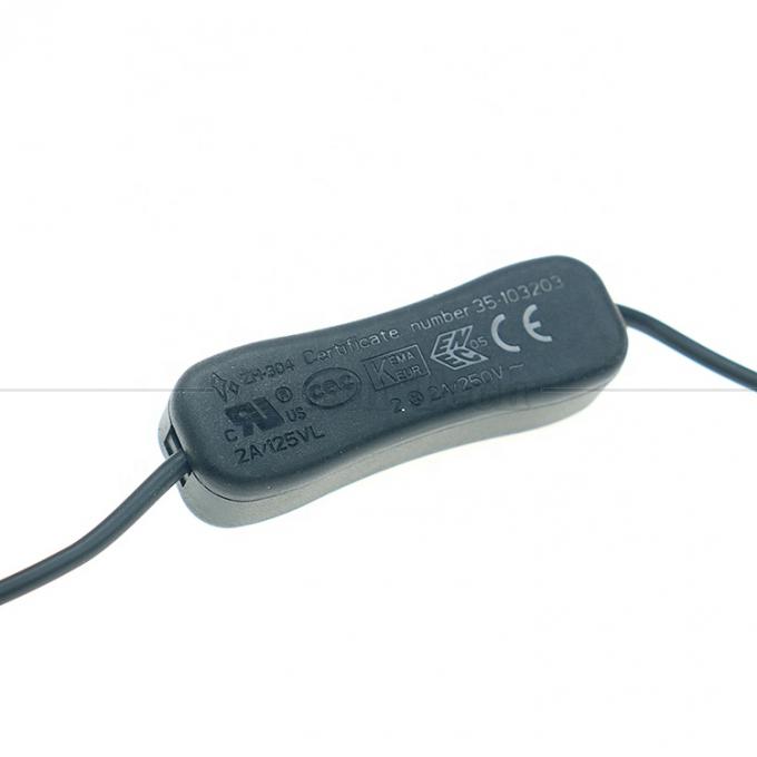 電源はオフ 1M USB A 男性から開ける 304 スイッチボタンを持つ缶詰の裸線充電ケーブル 4