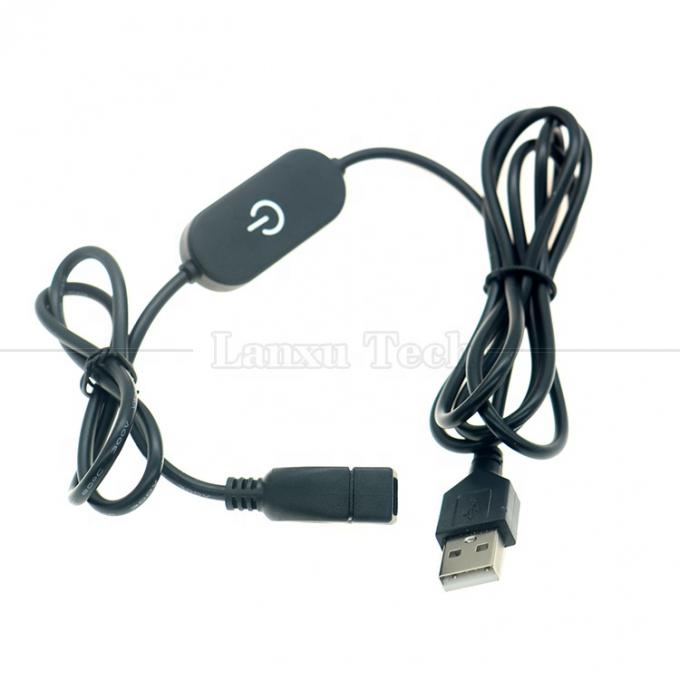 5v ステップレス アップダウンタッチコントローラー ディマー 1m 男性から女性 USB オンオフ スイッチケーブル Led ストライプバーランプ 0