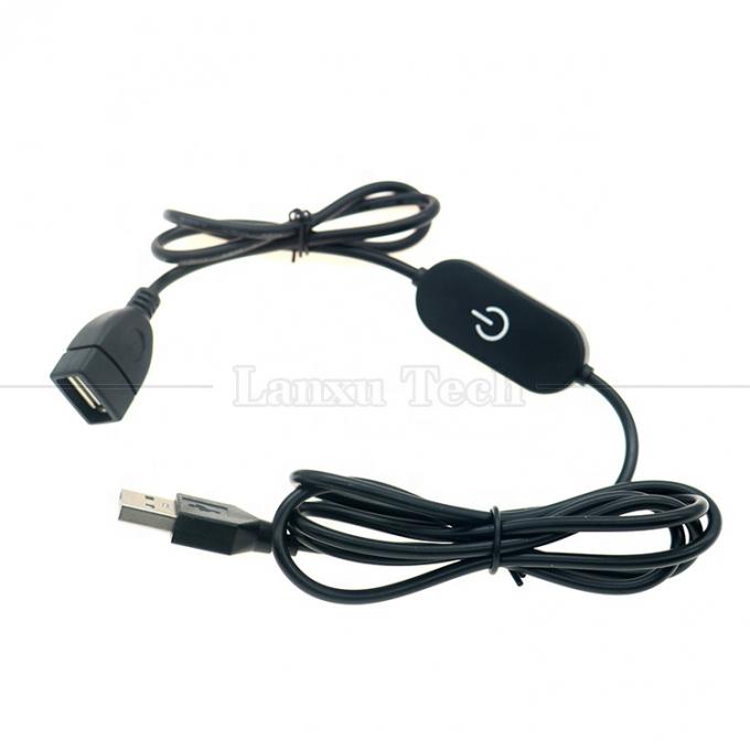 5v ステップレス アップダウンタッチコントローラー ディマー 1m 男性から女性 USB オンオフ スイッチケーブル Led ストライプバーランプ 5