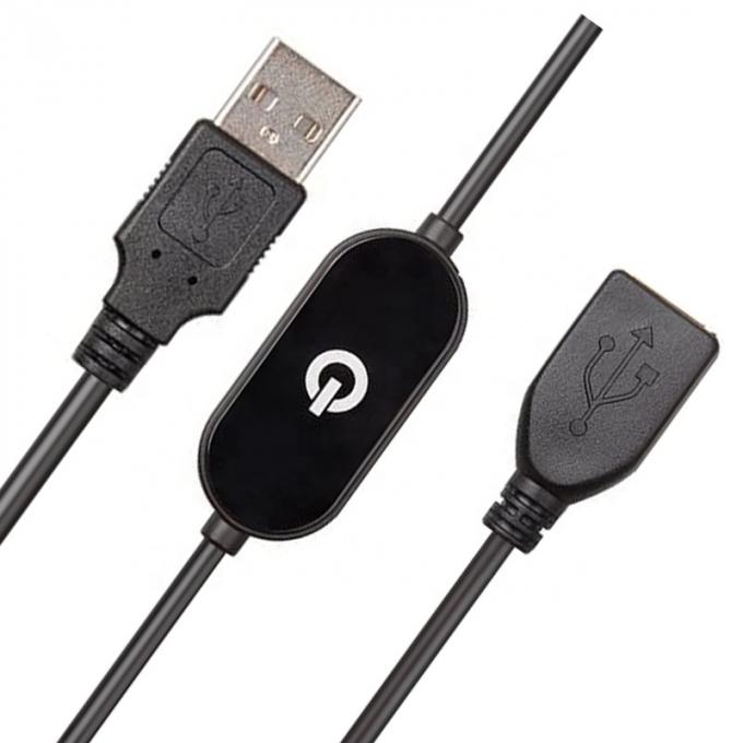 タッチディマースイッチ 男性から女性へ LEDストライプライトのためのUSB拡張ケーブルをタイプ 4
