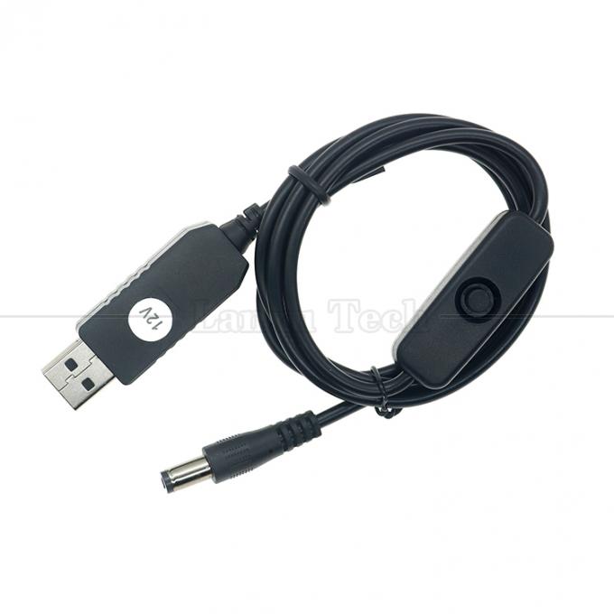 高品質のブースター 5V USBから 12V 9V DC 5.5x2.1mm バレル ジャック 電源充電器 ON OFFケーブルとスイッチをルーター扇風機 LED ストライプ 3