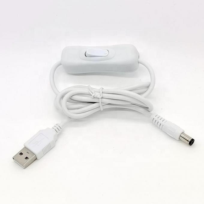1m 5V USBからDC 5.5x2.1mm 電源充電器拡張ケーブル 5