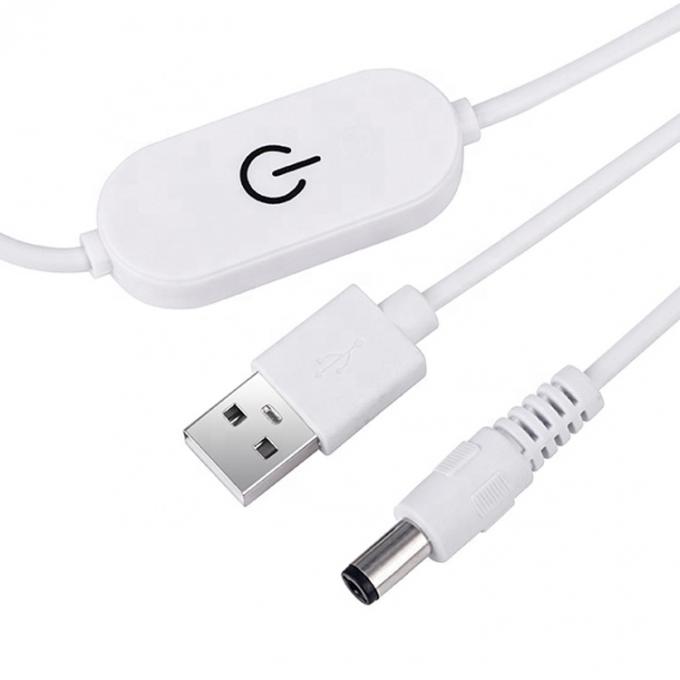 5V 2A USB TO dc 5.5*2.1mm 調整式スイッチ リモートケーブル LED ストライプディマー 3