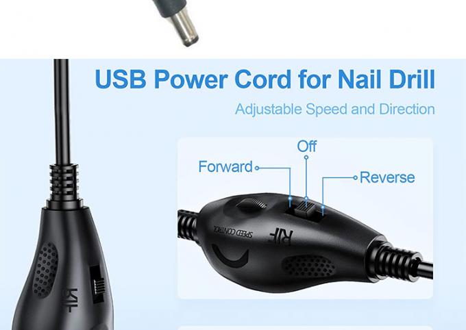5VUSBからDC 5.5x2.1mm 12V出力明るさ制御 調節可能なディマー オンオフ スイッチケーブル LEDライトランプ扇風機 2