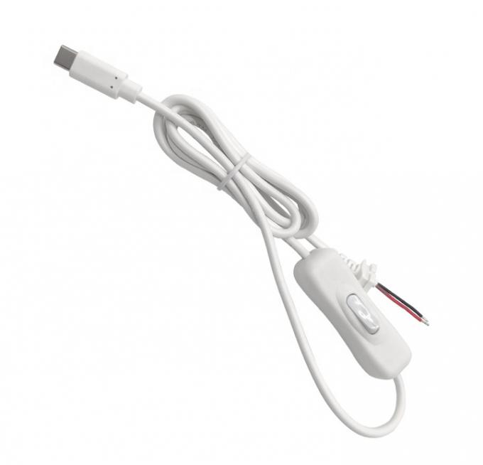 LEDランプのライトのためのUSBタイプCスイッチケーブル 0