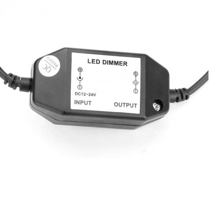 12V 24V LEDテーブルランプ ストリップロープライト 男性から女性 LEDディマースイッチ リモコン 5