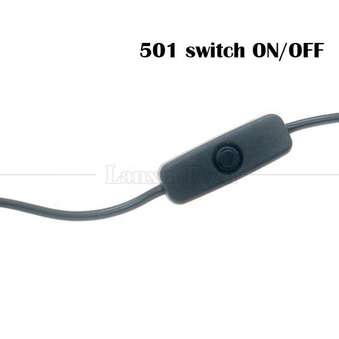 5V USB A 男性からタイプ C USB スイッチ 電源オンオフケーブル ラズベリーパイ LED ストライプ 3