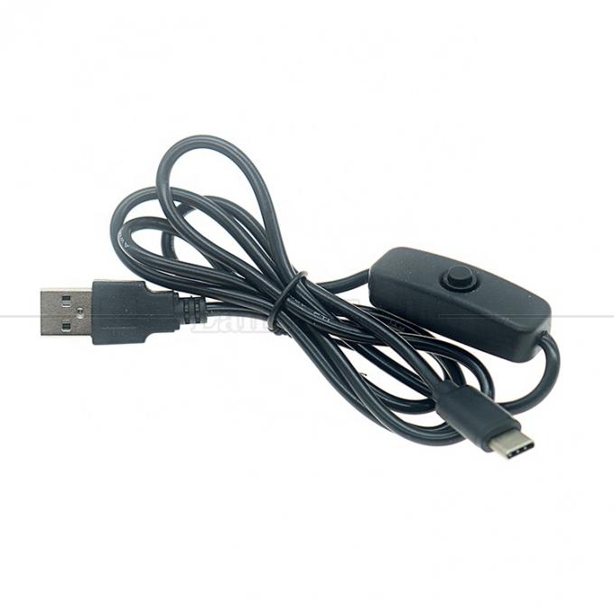 5V USB A 男性からタイプ C USB スイッチ 電源オンオフケーブル ラズベリーパイ LED ストライプ 5