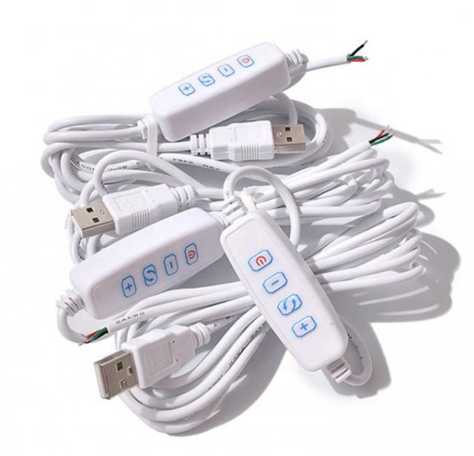 5V LED USB ON OFF スイッチケーブル ディマー 3