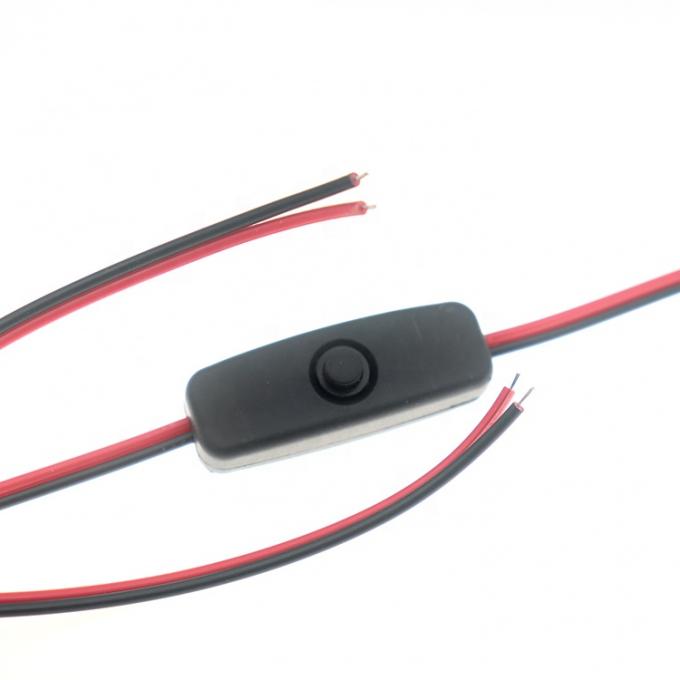 LEDランプモーターのための電源ケーブルをオフに設定したインラインスイッチボタンをオン 4