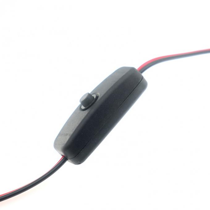 LEDランプモーターのための電源ケーブルをオフに設定したインラインスイッチボタンをオン 2