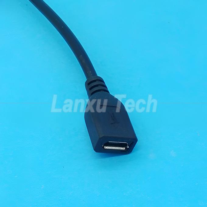 USB マイクロB 男性から女性への拡張子 オンオフ プッシュ ボタン 501 スイッチケーブル 5
