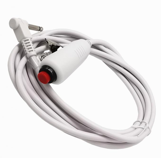 オーダーメイド 6.35 シングルボタンのスイッチライン 緊急電話 ボタン 看護師の電話ケーブル  看護師の駅のクリップ付き 看護師の電話システム 0