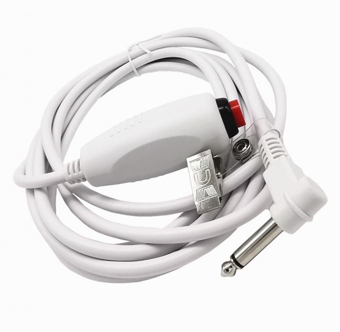 オーダーメイド 6.35 シングルボタンのスイッチライン 緊急電話 ボタン 看護師の電話ケーブル  看護師の駅のクリップ付き 看護師の電話システム 5
