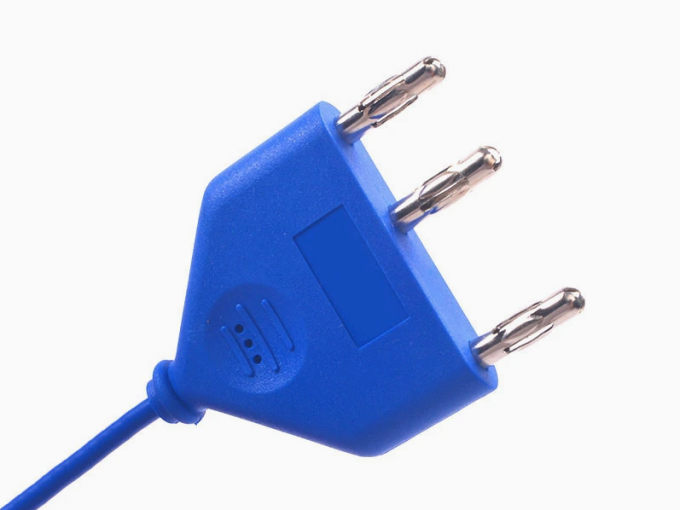 高周波3ピンプラグ 使い捨てESU鉛筆ケーブル 電気外科鉛筆ワイヤー 電気ナイフワイヤー 2