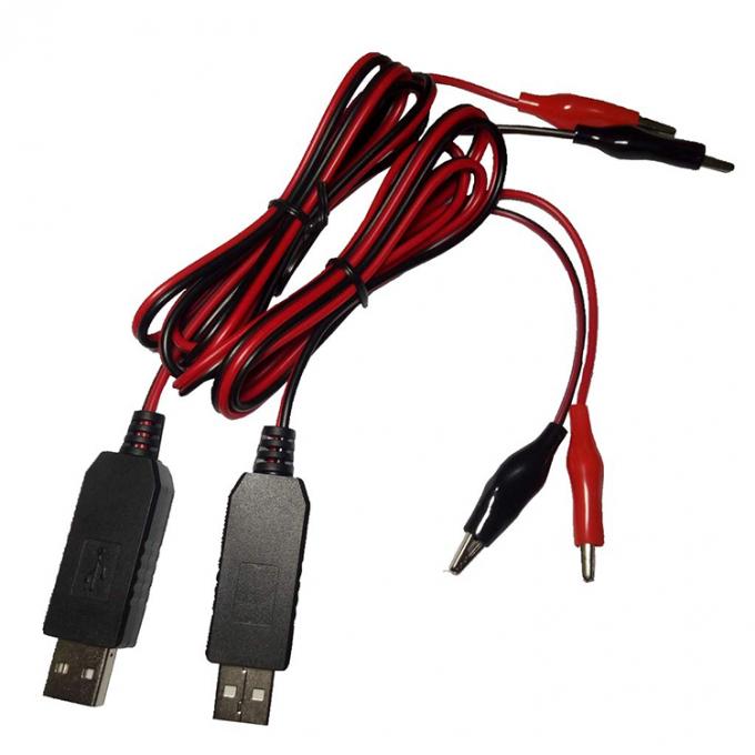 AAA AAA バッテリーエリミネーター リパース バッテリー USB 5v から 1.5v 3v 4.5v ステップダウン 電源充電ケーブル LEDライト 電動玩具 0