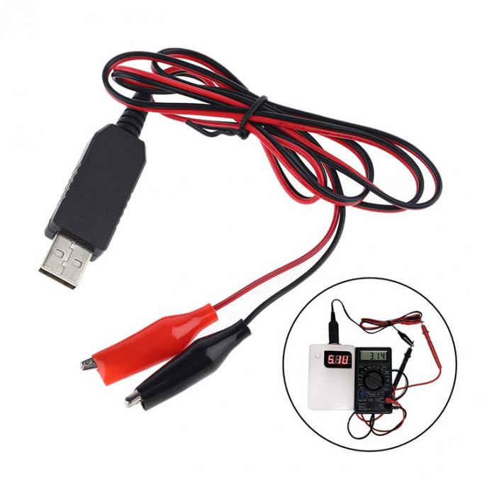 AAA AAA バッテリーエリミネーター リパース バッテリー USB 5v から 1.5v 3v 4.5v ステップダウン 電源充電ケーブル LEDライト 電動玩具 1