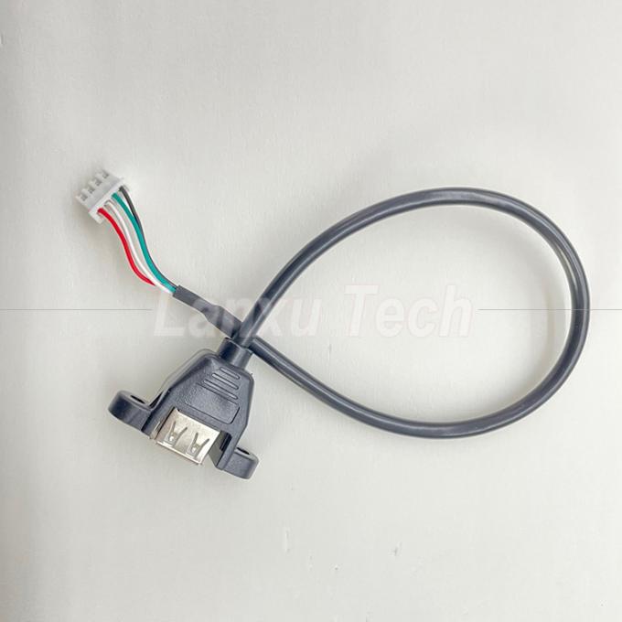 USB 2.0 パネルマウントタイプAからJST XH PH VH 4ピンケーブル 2