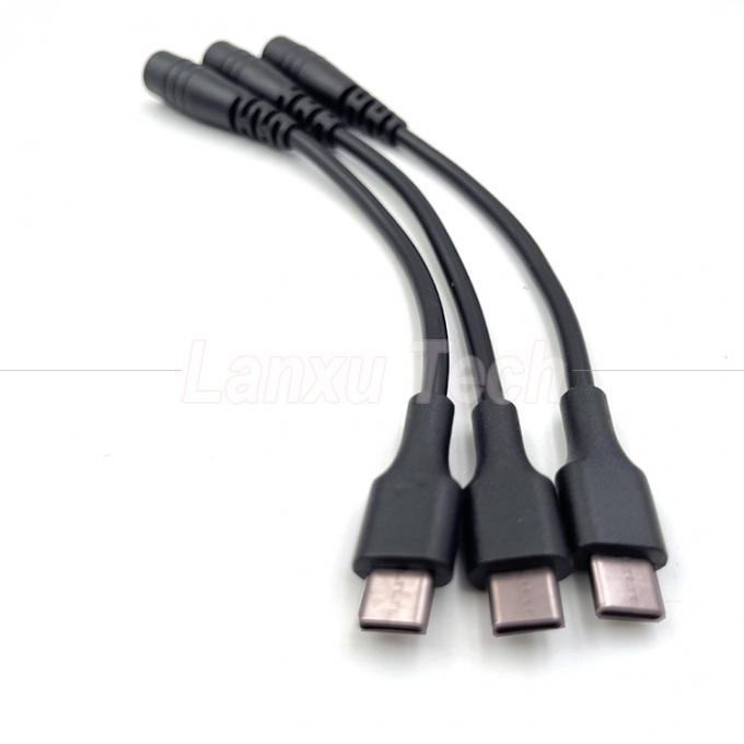 5V USBタイプCからDC 5.5x2.1mm充電器拡張ケーブル 5