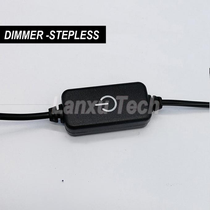 USBからDC ジャック LEDライトストライプのためのステップレスディマー 4