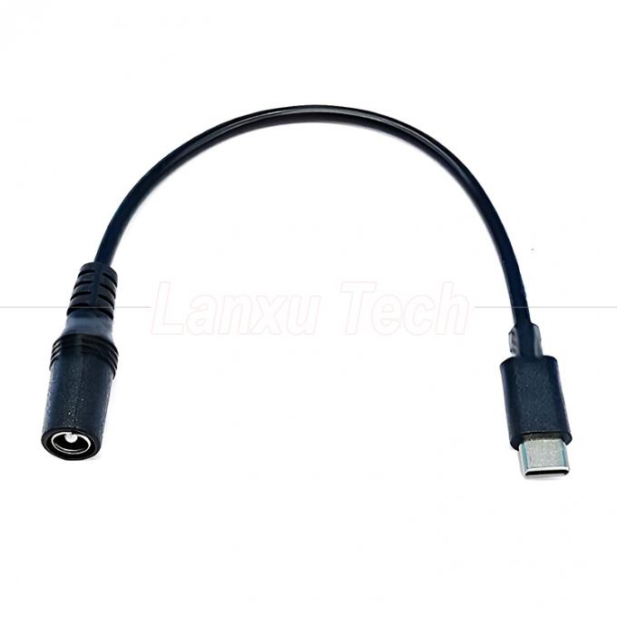 マイクロUSB 男性からDC 3.5x1.35mm 女性 ジャック ファン用電源延長ケーブル LEDストライプ 1