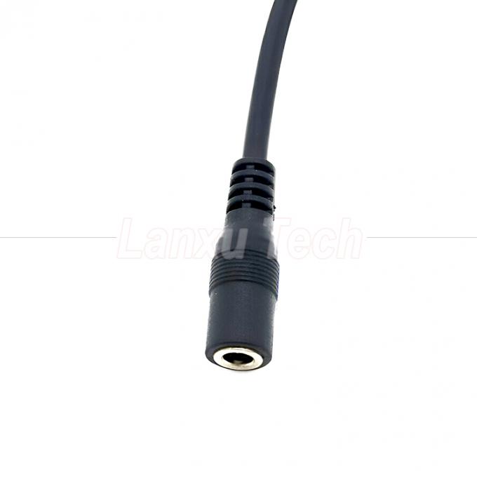マイクロUSB 男性からDC 3.5x1.35mm 女性 ジャック ファン用電源延長ケーブル LEDストライプ 4