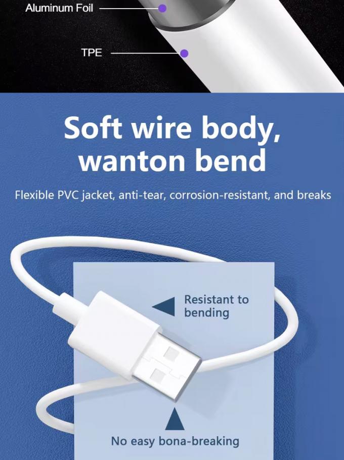 高品質の1M 2M 5A 急速充電 USBからC型データ充電ケーブル Huawei Android電話 5