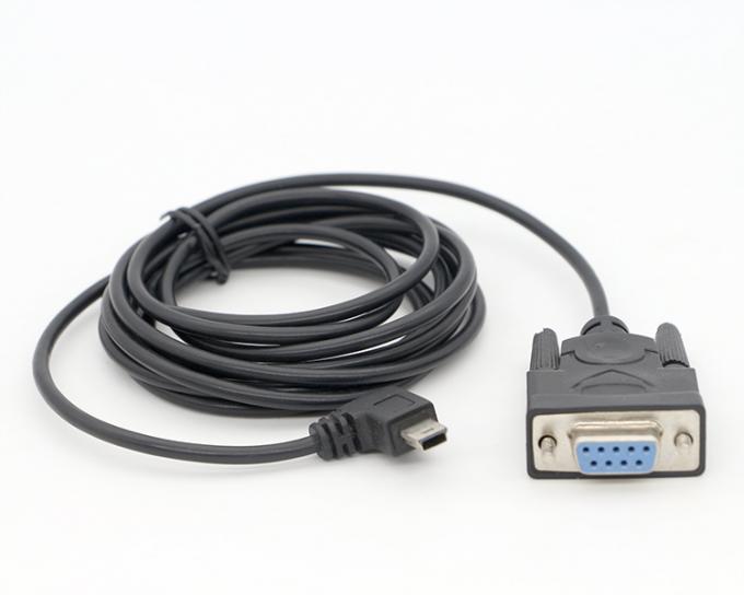 カスタム 90 度 右角 ミニ B USB 女性 DB9 RS232 シリアルケーブル 6