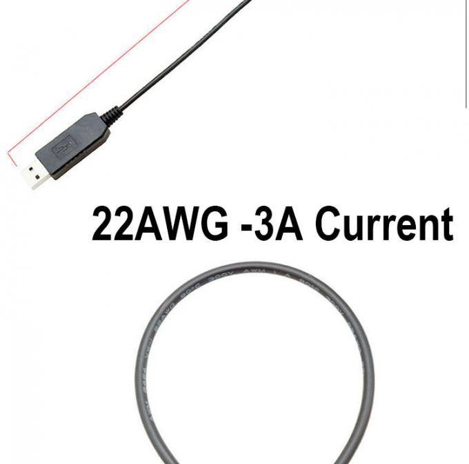 USB 5V から 12V ウォルテージ ステップアップ 3ピンと 4ピン PC ファンの電源アダプターケーブル 3