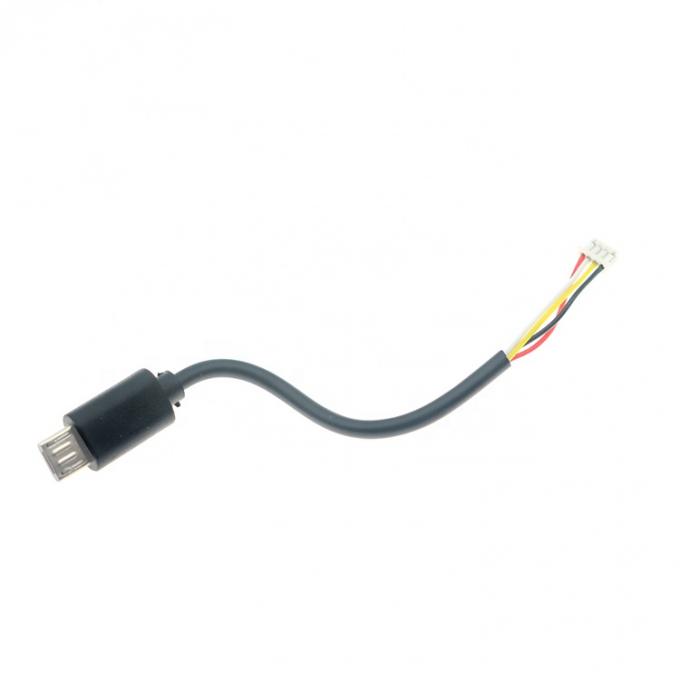 オーダーメイド 10cm 20cm 30cm 50cm マイクロB 5Pから4P JST MX 1.25mm接続ワイヤケーブル 5