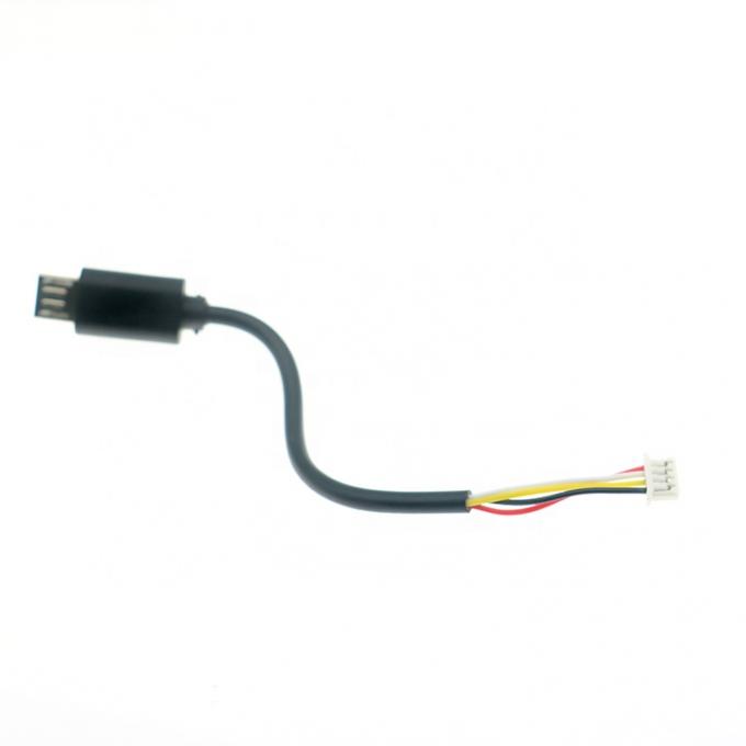 オーダーメイド 10cm 20cm 30cm 50cm マイクロB 5Pから4P JST MX 1.25mm接続ワイヤケーブル 4