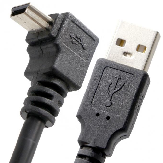 OEM 右左上下 90度角度 MINI USBケーブル PS3コントローラ MP3カメラ 3