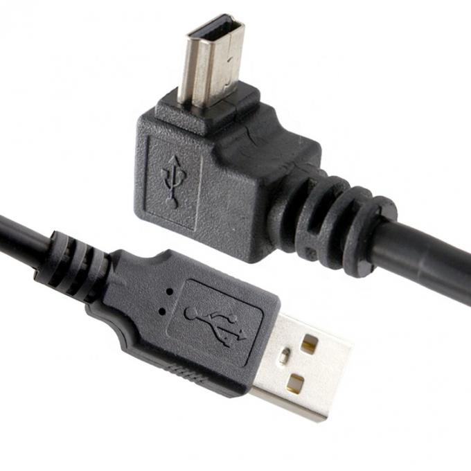 OEM 右左上下 90度角度 MINI USBケーブル PS3コントローラ MP3カメラ 2