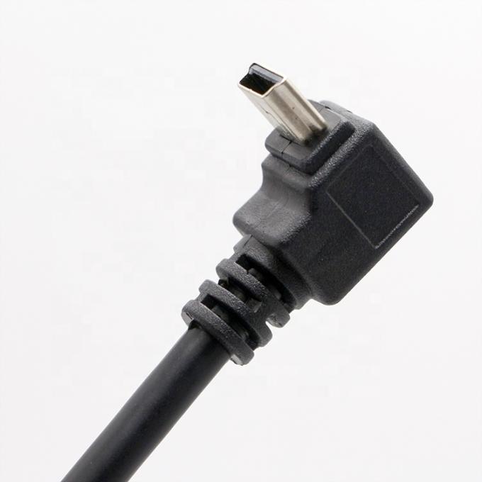 OEM 右左上下 90度角度 MINI USBケーブル PS3コントローラ MP3カメラ 5