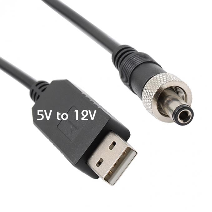 USB 5V から 12V DC スクリューマウント接続ケーブル 2