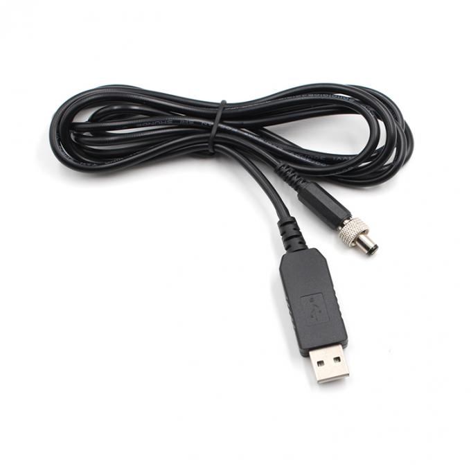 USB 5V から 12V DC スクリューマウント接続ケーブル 5
