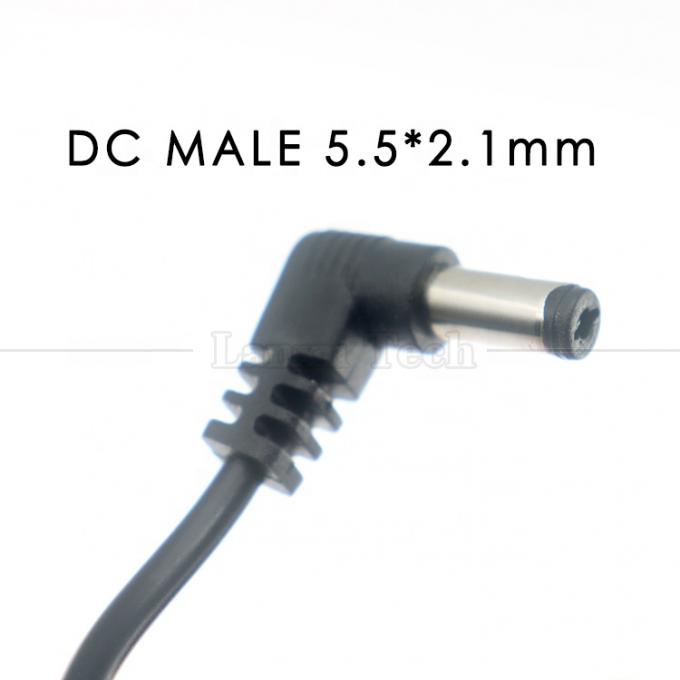 12VブースターUSB 5Vから12V 90度角度 5.5x2.1mm Wifiルーター用ジャックケーブル 5
