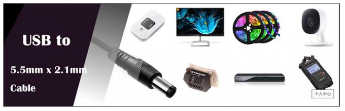 多機能 5V USBから 12V 9V DC 5.5x2.1mm ブーストセットアップ パワーコンバーター USBケーブル Wifi ルータ スピーカーランプ 2