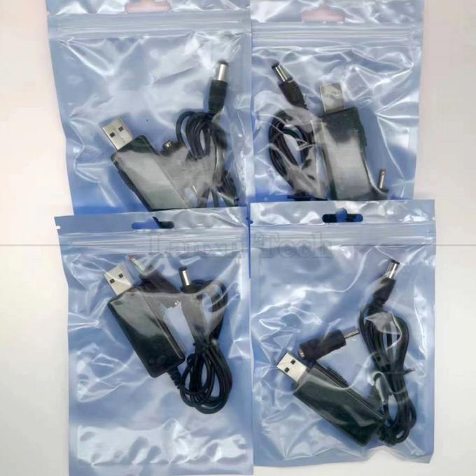 1m Drok 5V USB to Boost 9V 12V ス텝アップ マルチ出力 DCコンバーターケーブル ルータモデム 9
