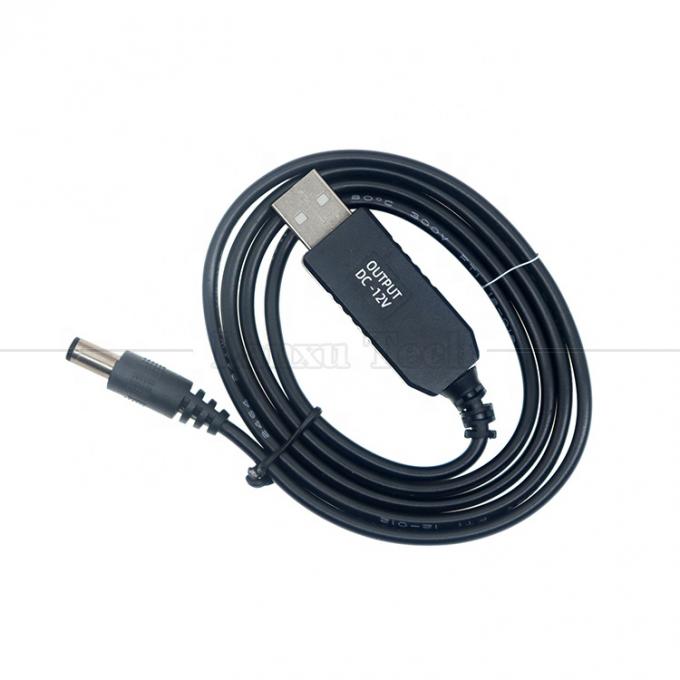 ハイパワーUSBからDC 5.5x2.1mm ジャック 12V 9V出力ブースター変換アダプターケーブル Wifi ルータ モデム Led Strip GPS 5