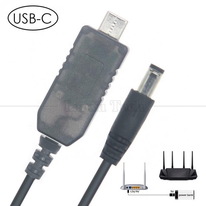 USBタイプCからDC 5.5x2.1mm 8.4v 7.4v 6v 4.5v 3.6v 3v 2.4v 9v 12v ワイファイルーターのLEDライトストライプ回路の出力ケーブル 5