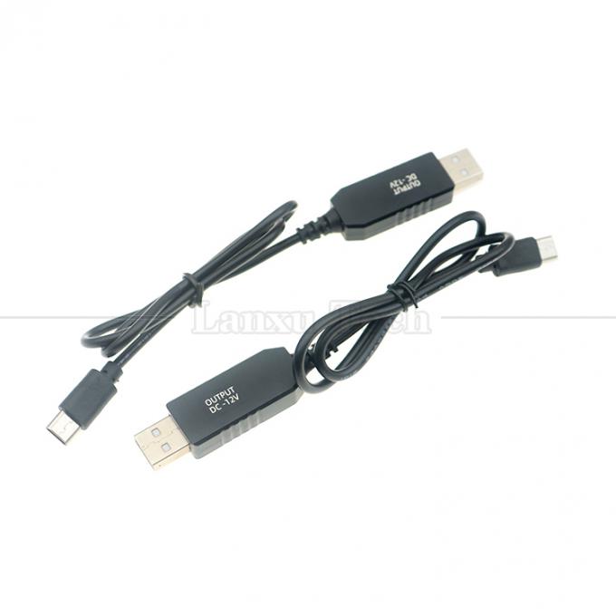 高品質の1mブースターコンバーター 5vから12v USBからUSBタイプC電源充電ケーブル 1