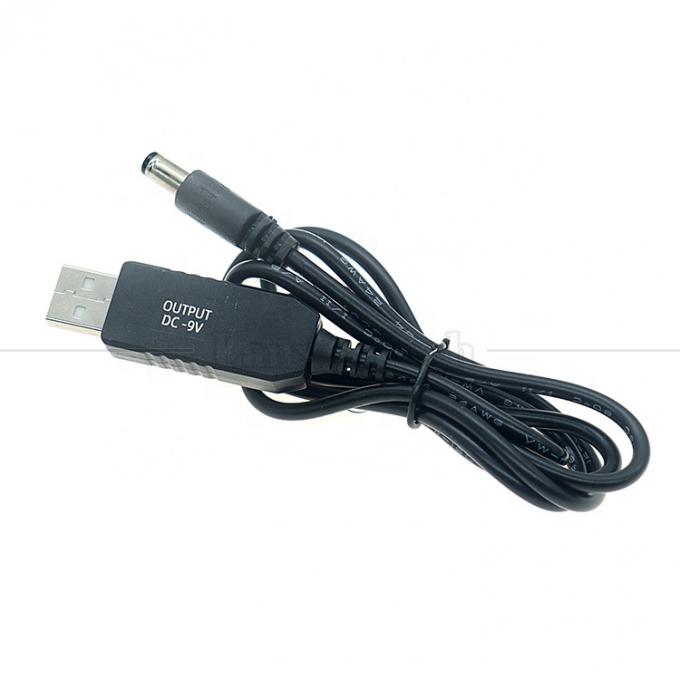 高品質のブースター 5V USBから 9V DC 5.5x2.1mm ステップアップ変換電源充電ケーブル Wi-Fiルーターモデム 5