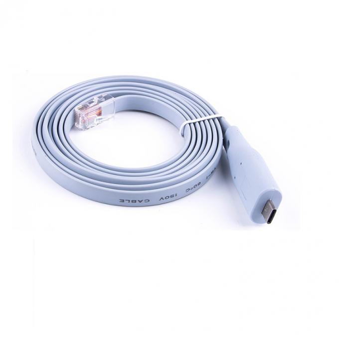 シスコ・ルータースイッチ用のPlug and Play 6FT USB Type C to RJ45シリアルアダプターコンソールケーブル 4