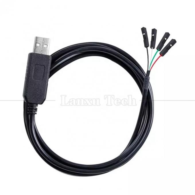 高互換性 WIN7 10 FTDI FT232 5V 3.3V USB to Uart TTL ラズベリーパイ用シリアルケーブル 4