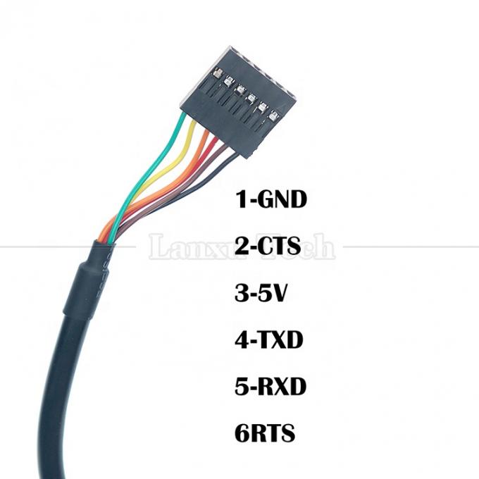 FTDIチップ FT232 USB to TTL 3.3V 5V Uart RTS CTS TXD RXD アルディノ・ラスベリー・パイ用シリアル変換ケーブル 6