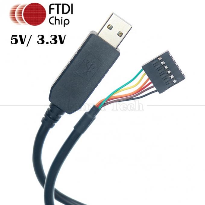 FTDIチップ FT232 USB to TTL 3.3V 5V Uart RTS CTS TXD RXD アルディノ・ラスベリー・パイ用シリアル変換ケーブル 4
