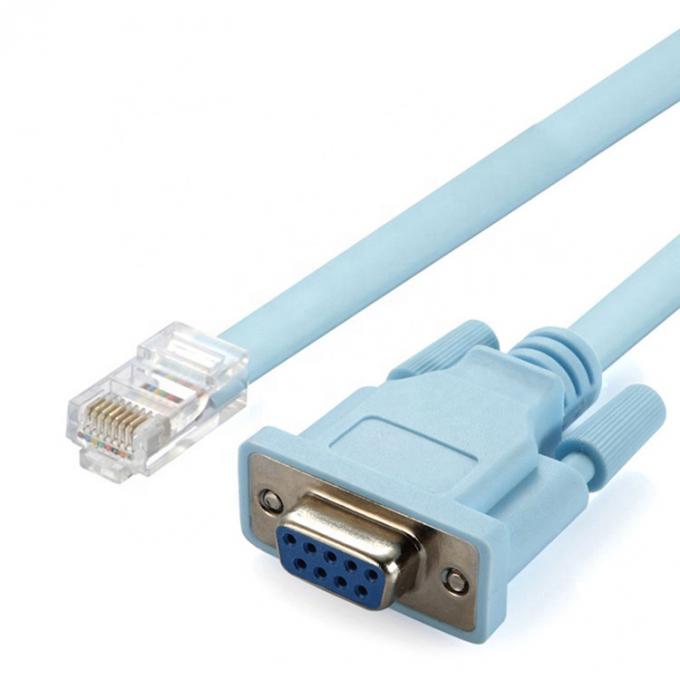1.8M RS232 DB9 PIN 女性からRJ45 ネットワークコンソールケーブル シスコルータースイッチ 1