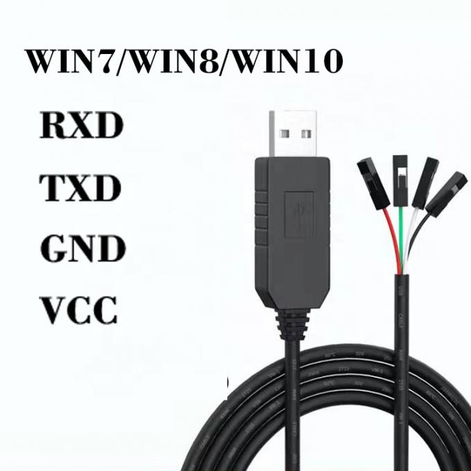 FTDI チップセット FT 232 5V 3.3V USBから4 PIN デュポン Uart TTL シリアル変換ケーブル ラズベリー Pi 0